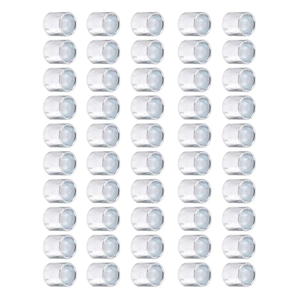 50 Pieces Durable Aluminum Longboard Skateboard Bearing Spacer 10mm X 11mm 50 Pieces Durable Aluminum Longboard Skateboard Bearing Spacer 10mm X 11mm