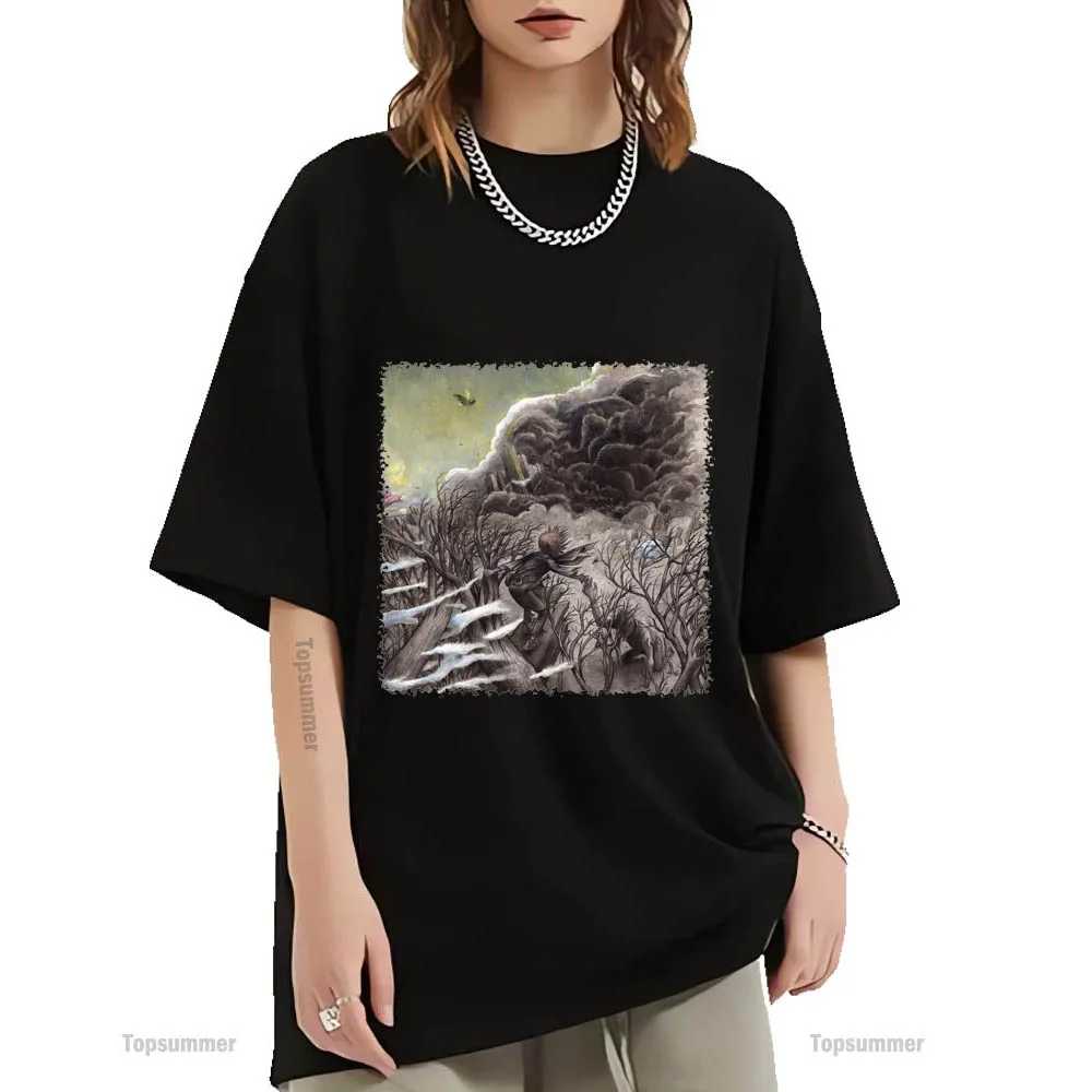 

A Sense of Rest Album T Shirt Great Falls Tour T-Shirt Men'S Gothic Rock Cotton Tshirt Women'S Oversized Clothings