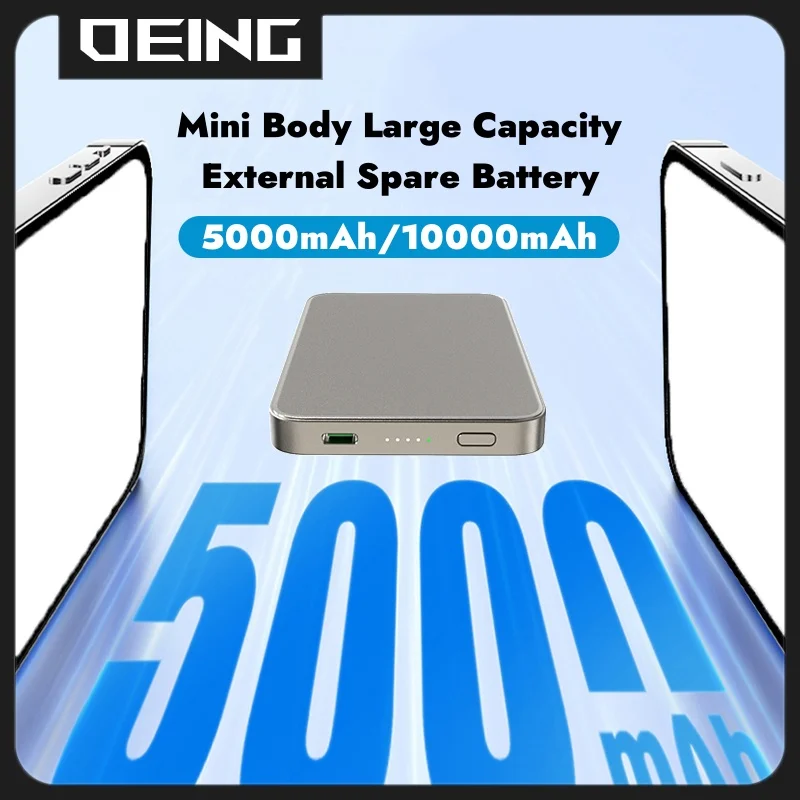 High Quality Battery 10000mAh Macsafe Powerbank PD20W Magnetic Wireless Fast Charger For iPhone Xiaomi Huawei Samsung Power Bank 5