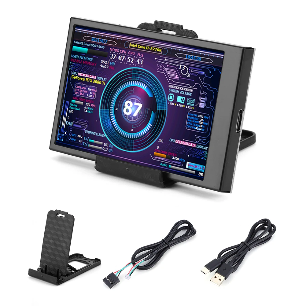AIDA64 3.5 ġ LCD ũ ̺  ÷ ũ , PC ǻ ̴ ITX  CPU  CŸ ̽, 320x480