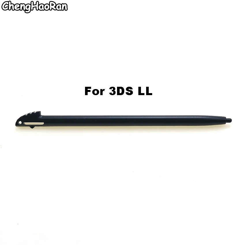 ChengHaoRan Black Metal Telescopic Stylus Plastic Stylus Touch Screen Pen for 2DS 3DS New 2DS LL XL New 3DS XL For NDSL NDSi NDS