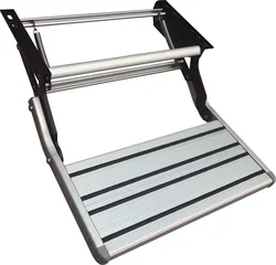700mm Manual folding ladder step Aluminum Alloy RV Pedal Step Telescopic Antiskid Motorhome Camper travel trailer Accessories