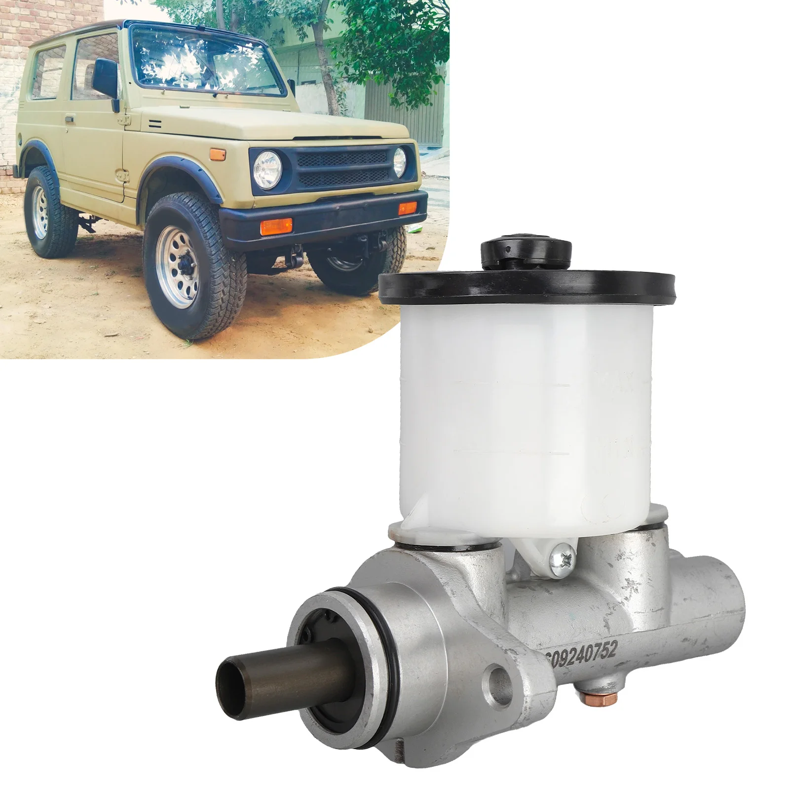 Brake Master Cylinder 51100-70A00  Resistant Aluminum Construction for SJ413 SAMURAI G13A 1.3L 4cyl Brake Master Cylinder