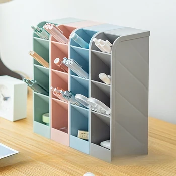 Organizzatore per Penne, Set Multifunzionale per Scrivania, Porta Matite e Pennarelli, Contenitore per Cancelleria per Casa e Ufficio