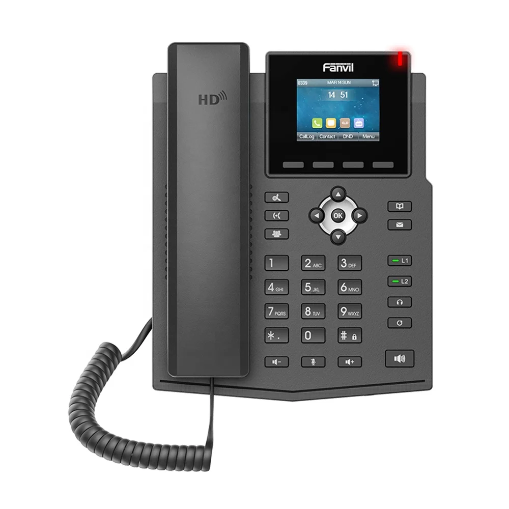 

X303W Gigabit WiFi IP Phone PoE 4 SIP Line With 2.4-inch Color Screen