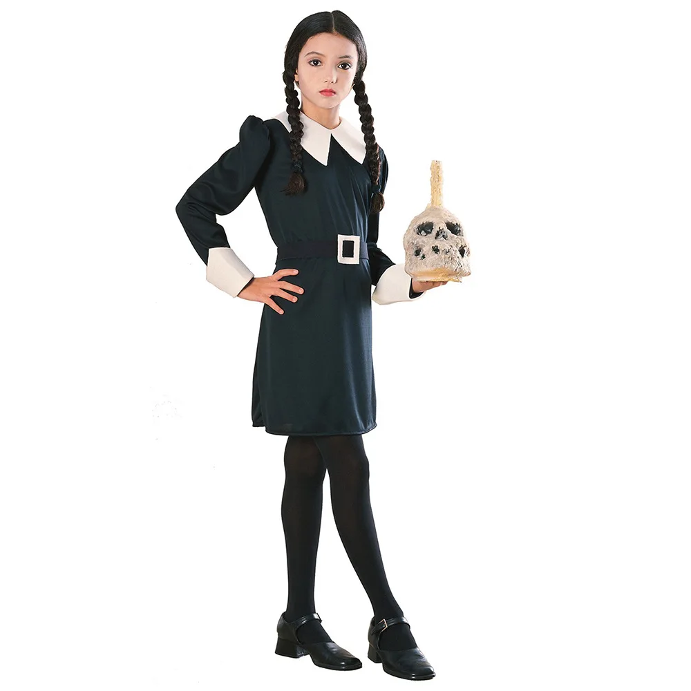 

The Addams Wednesday Costume Cosplay Uniform Halloween Costume for Kids