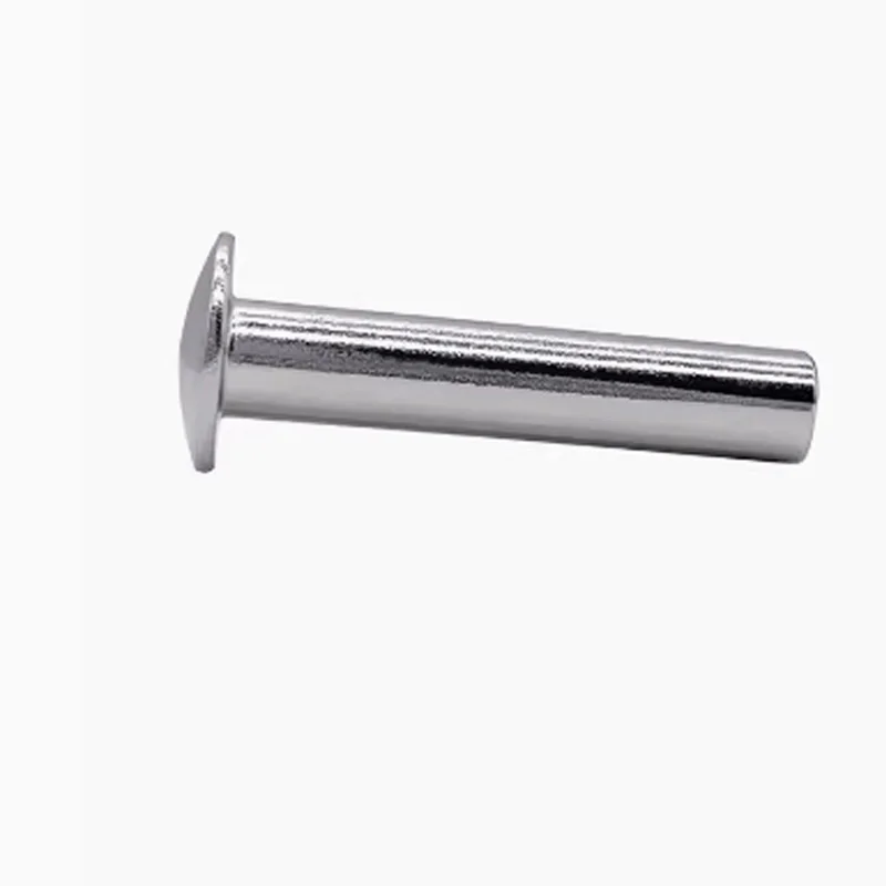 304 stainless steel semi-hollow rivet flat round head semi-hollow core hollow nail hollow round head M1.5M2-M2.5
