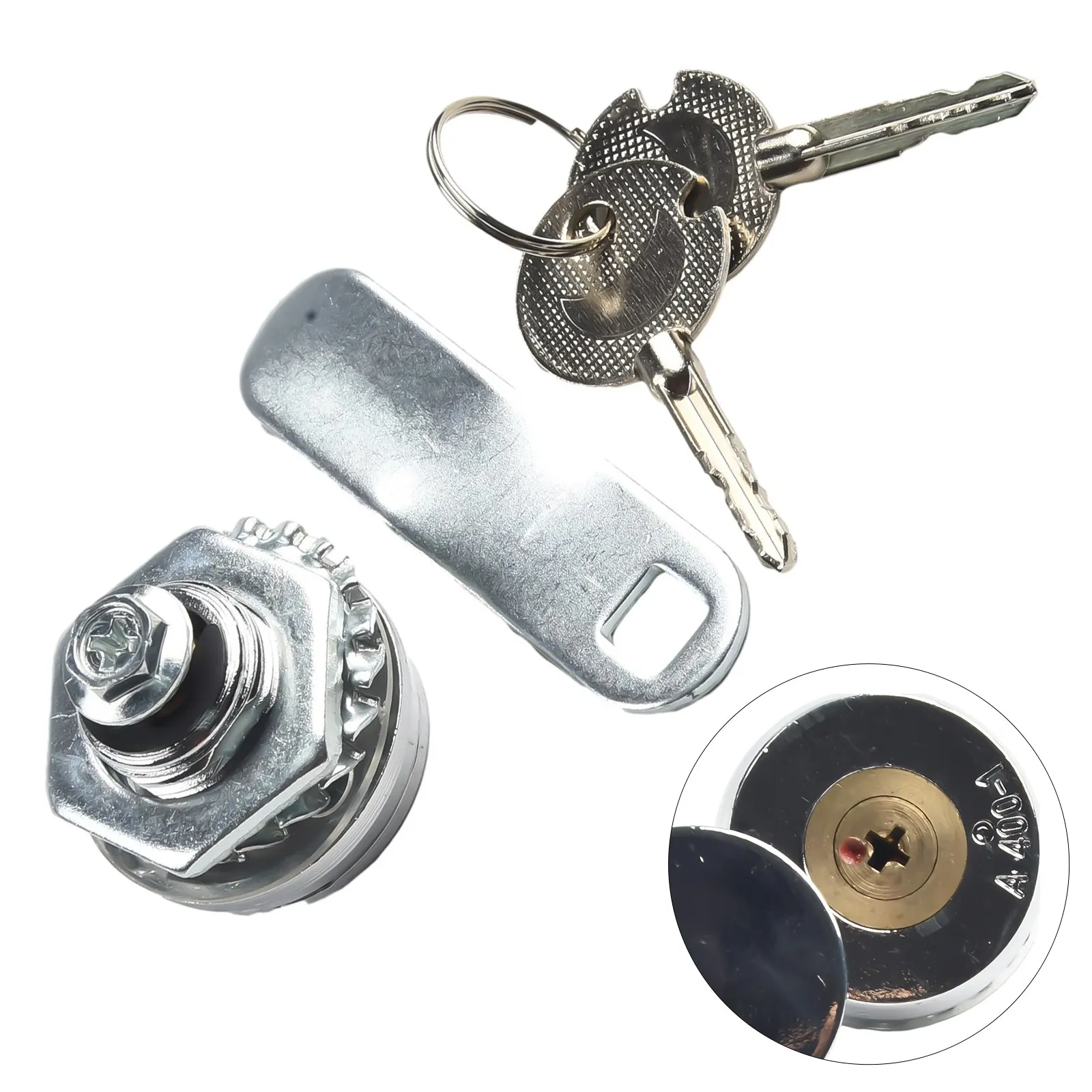 Cam Lock Padlock Door Lock Cylinder With 2 Keys 22 X 16mm Aluminum Alloy Cabinet Mailbox Drawer Cupboard