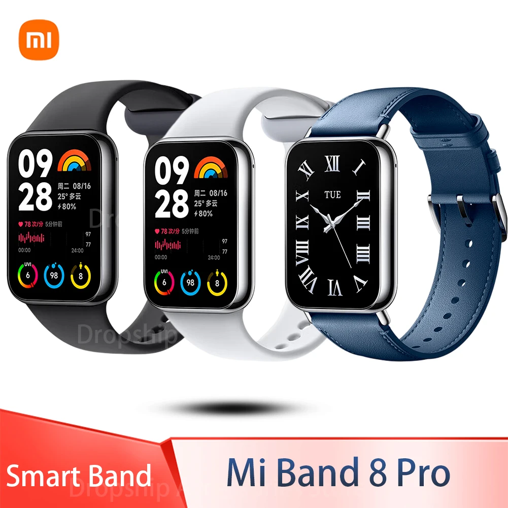 Xiaomi Mi Band 8 Pro Smart Bracelet 1.74 Inch AMOLED Screen 60Hz Fast  Charging GPS Waterproof Sport Blood Oxygen Fitness Track - AliExpress