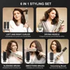 110,000 RPM High Speed 6 in1 Hair Dryer Brush Automatic Curling Iron Curler and Straightener Negative Ion Hot Air Comb Blowdryer 5