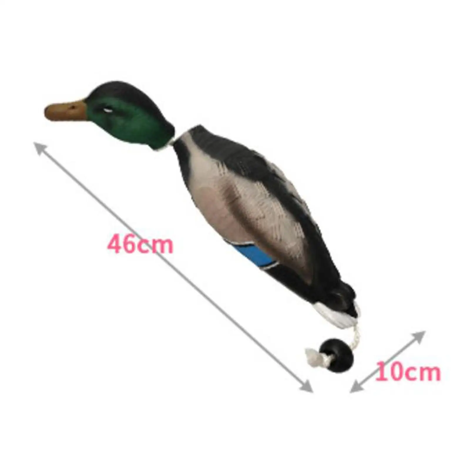 Leurre canard colvert flottant - Jouet chasse simulation plastique pour piscine et décoration jardin
