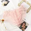 Men's Sexy Mid Waist Lace Breathable Briefs See Through Underwear Pouch Panties Men Sexy Lace Transparent Personal Briefs Bikini 4