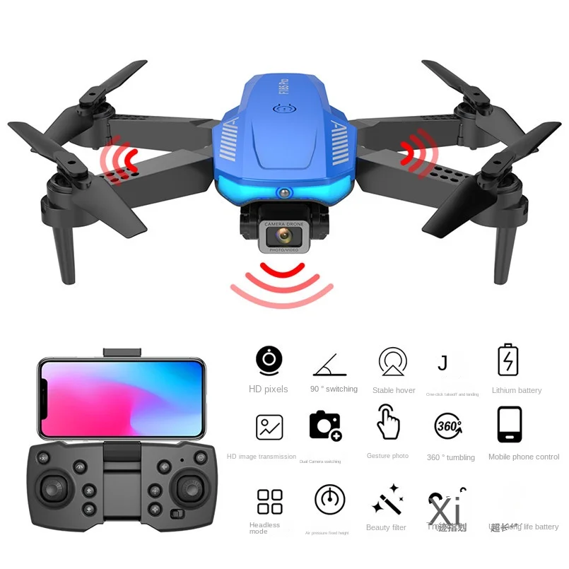 New Ultra Big batteryHD 4k Intelligent Obstacle AvoidanceSmart hover APP RC One-Key Return Drone with 2 Cameras 4