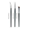 3pcs Eye Makeup Brush Ultra Fine Eyeliner Brush Set, Including Straight, Angled, Bent Tip, Suitable For Makeup 3