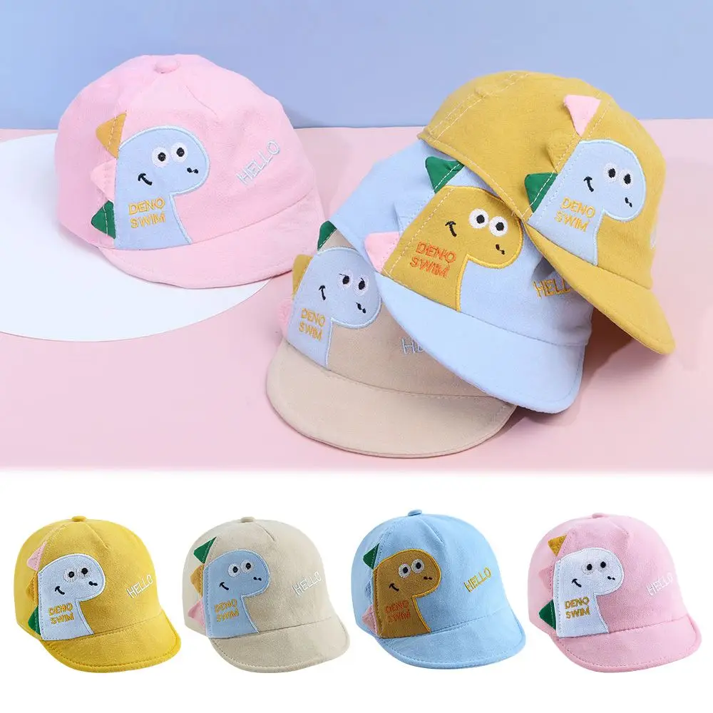 

Beach Cute Deer Dots Mesh Fisherman Hat Cartoon Dinosaur Baby Baseball Cap Sun Hats Spring Summer