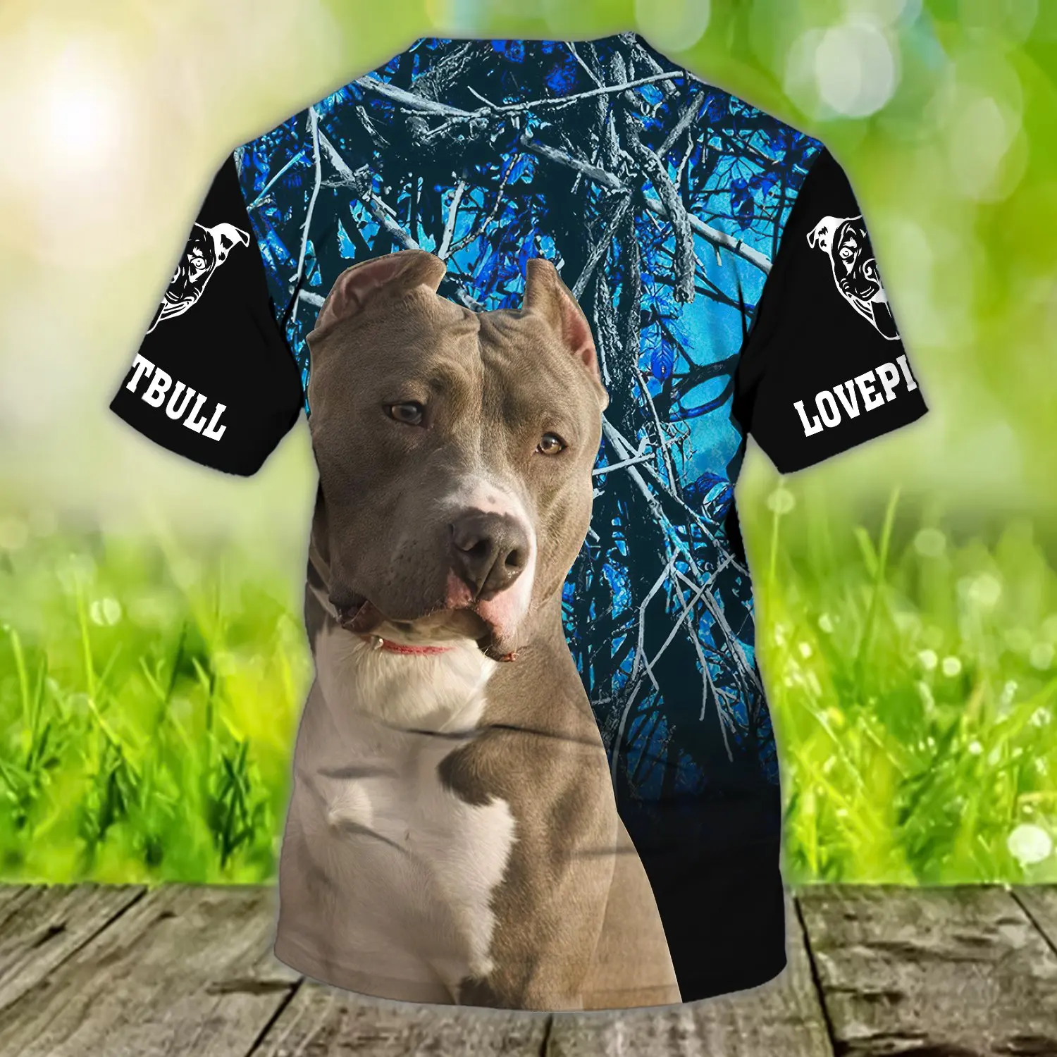 PLstar Cosmos Tier Pit Bull Personalisierter Name 3D-gedrucktes Sommer-Herren-T-Shirt Harajuku Casual Unisex Kurzarm-Tops DW77 – Detail 23