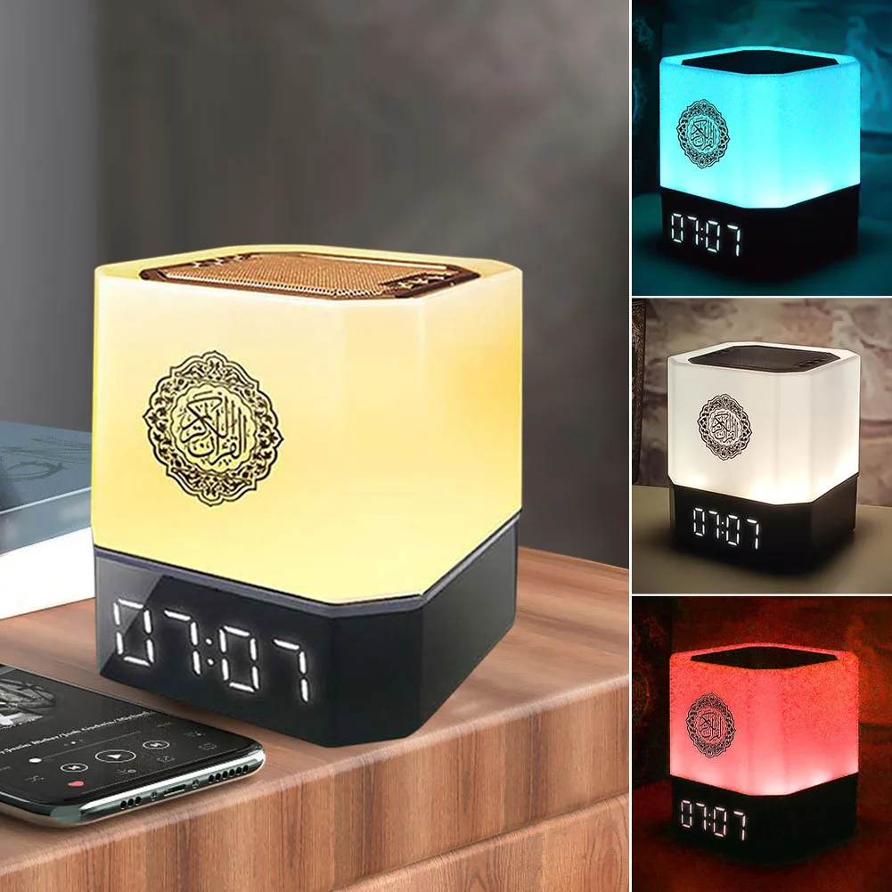 Динамик Quran, AZAN mp3-плеер, Сенсорная лампа, Bluetooth, управление через приложение, много языков