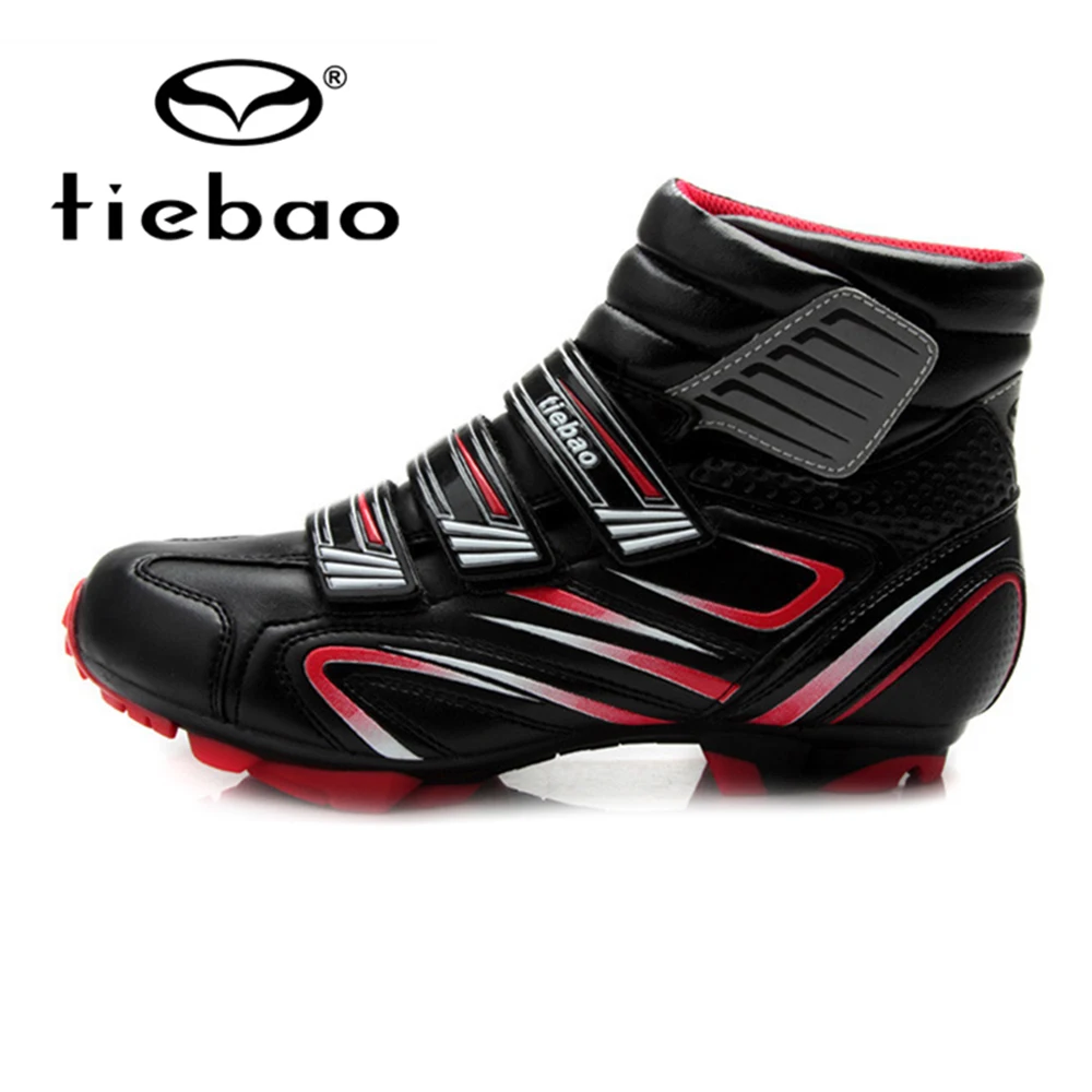 TIEBAO Mtb Shoes Bicycle Cycling Shoes Zapatillas Ciclismo MTB Mountain Bike Racing Athletic Self-Locking Sneakers Boots