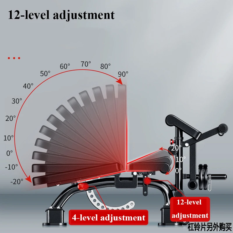 MIYAUP-Dumbbell Sit-ups Workout Equipment, Home Multifunctional Abdominal Muscle Board, Bird Bench Press, High Quality