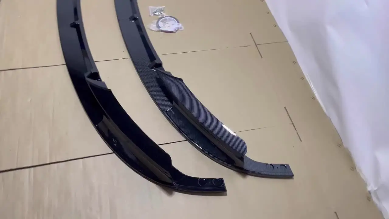 Для BMW 3 серии F30 F31 M Sport 2012-2018 черный автомобильный передний бампер спойлер