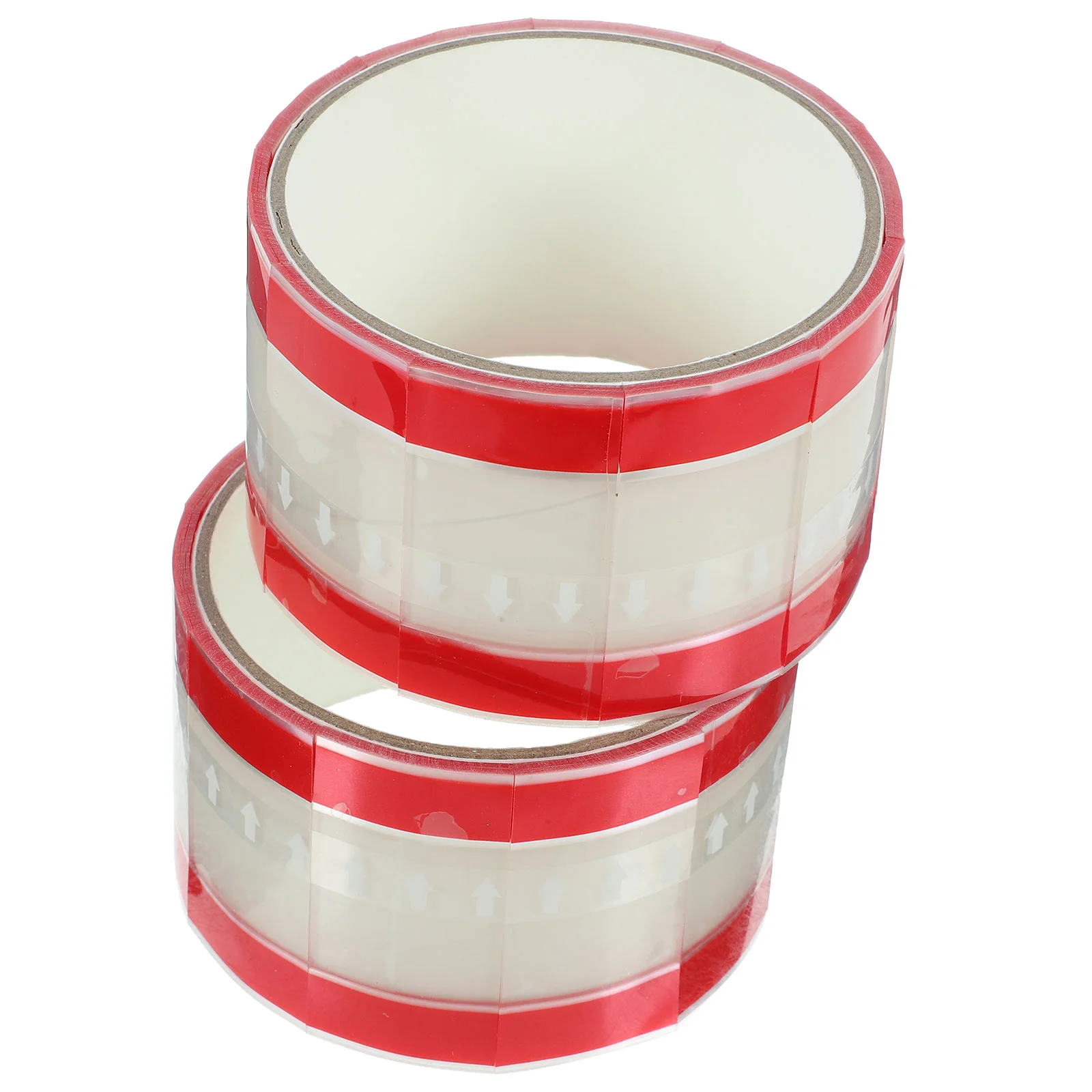 

2 Rolls Tape Beverage Sealing Stickers Clear Drinking Small Adhesive Leak-proof Tamper Evident Label