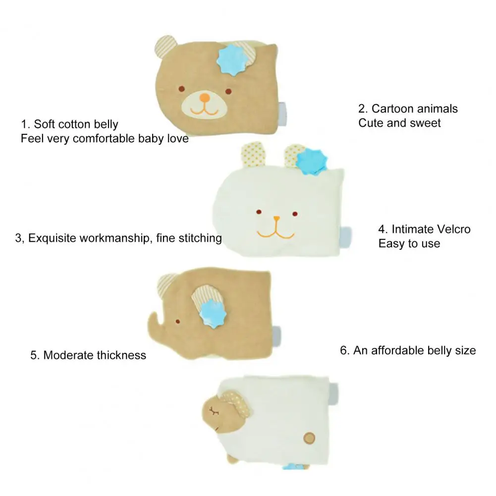 Infant Belly Protector Super Soft Warm keeping Cotton Newborn Belly Navel Belt Baby Supplies for Home 5