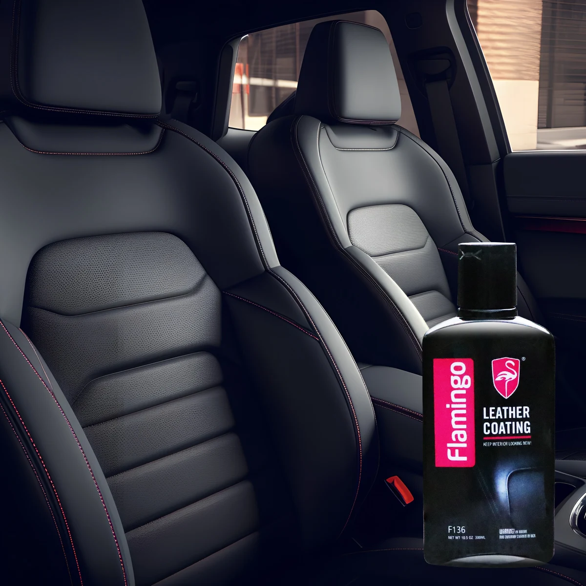 Auto ceramic coating liquid 300ml leather coating interior detailer leather restorer quick coat for car interior refurbish renovator