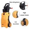 2000W 160Bar High Pressure Washer Automatic Induction Water Gun Jet Self Priming Portable Spray Car Washer for Bicycle Washing 6