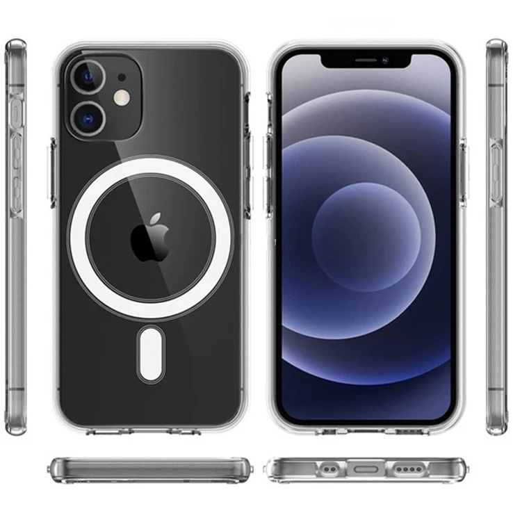 Ultra Clear Circle Magsafe Case For iPhone 13 12 Pro Max Mini