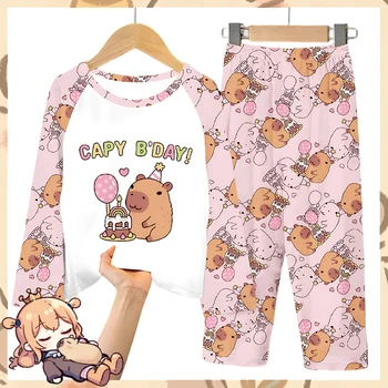Capybara Kids Pajama Set 1
