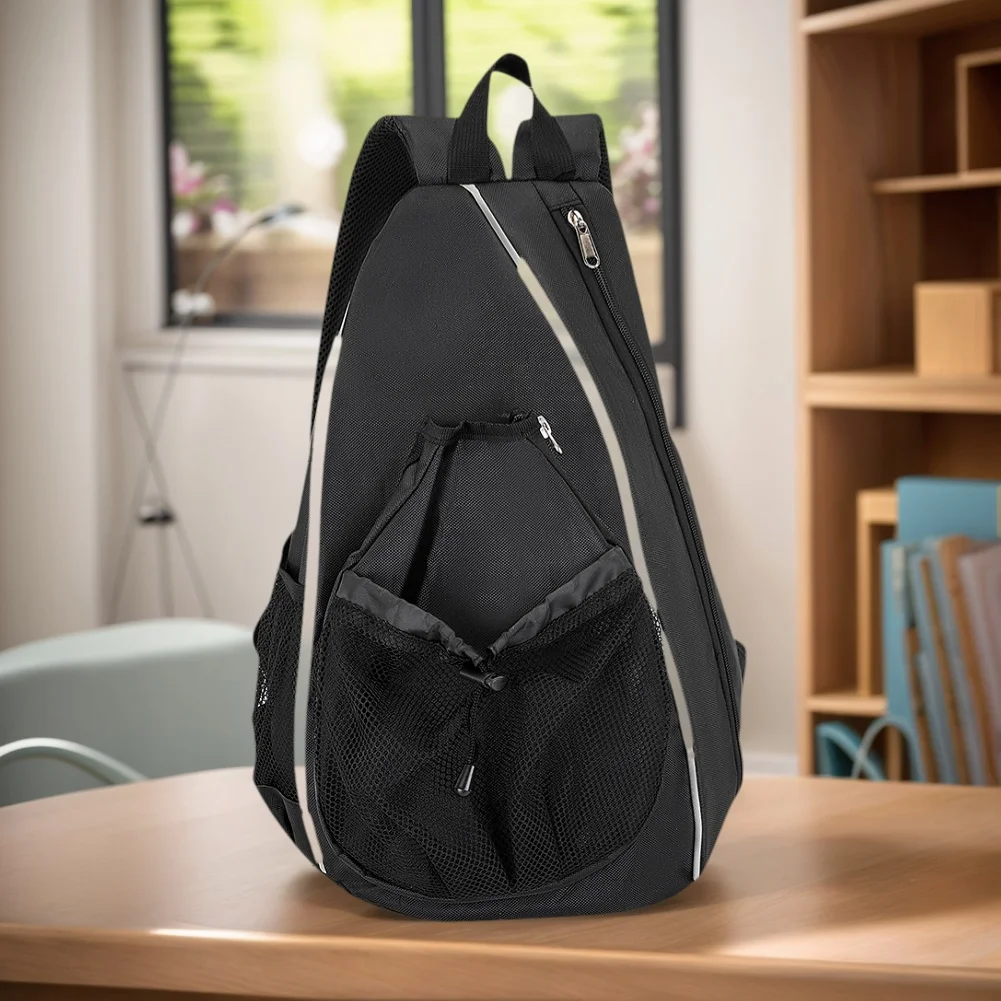 Paddle Racket Backpack Adjustable Racket Bag Large Capacity Pickleball Paddle Bag Waterproof ...