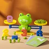 Montessori Math Toy Digital Frog Balance Scale Educational Math Balancing Scale Number Board Game Kids Children Learning Gifts 1