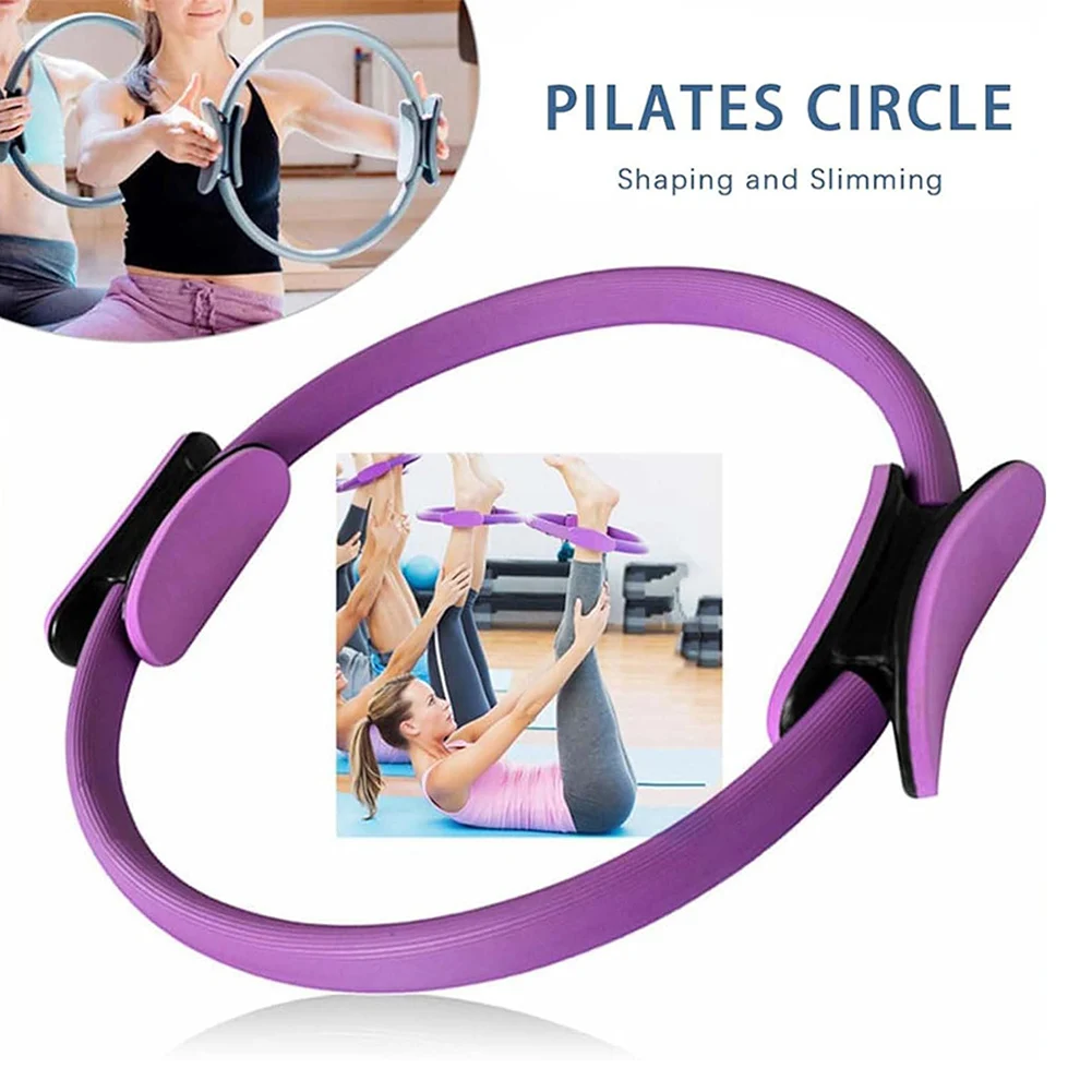 11pcs Yoga Fitness Pilates Set Pilates Rings Ball Set Resistance Bands Working Out Glutes Yoga Ball Stretching