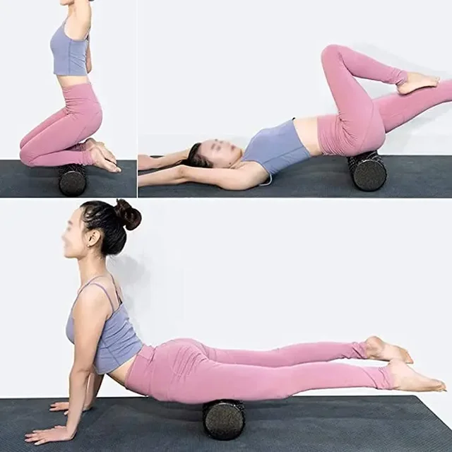 42cm EPP Diamond Fitness Yoga Column Foam Roller Pilates Gym Exercise Back Leg Arm Muscle Relaxer Massage Yoga Block Accessories 3