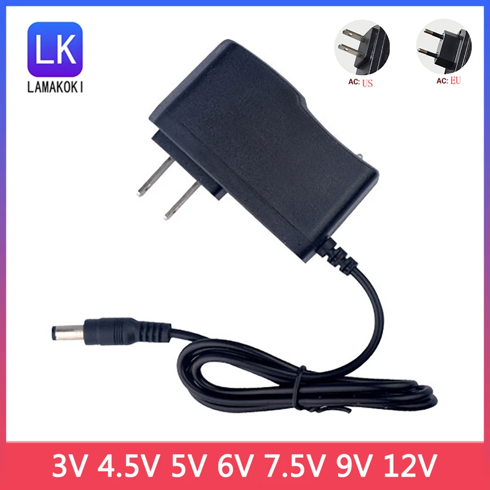 Chargeur 9V pour Clavier RockJam RJ-761 de remplacement Chargeur 9V pour Clavier RockJam RJ-761 de remplacement