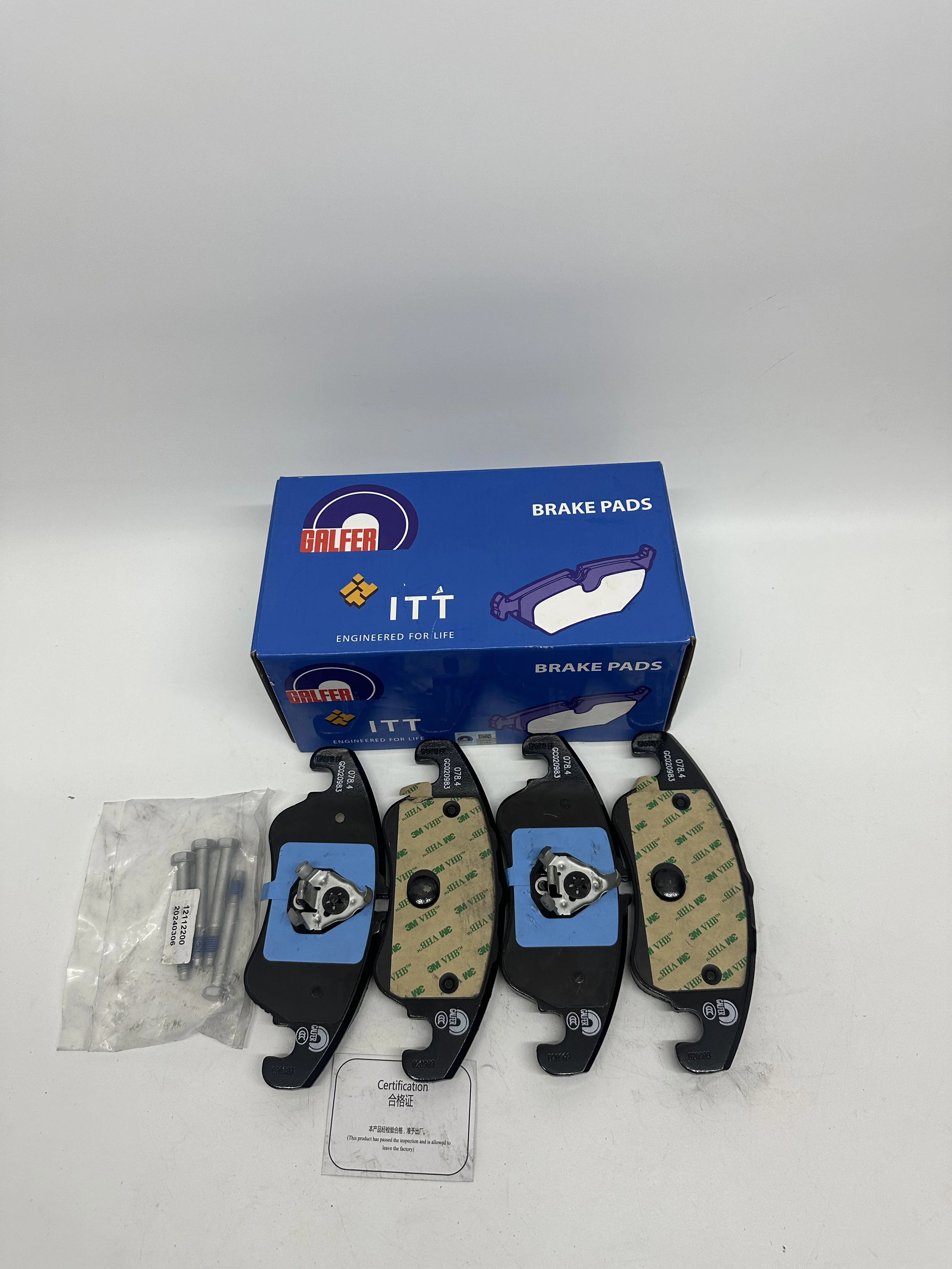 4GD698151A, 8K0698151J, 8K0698151L, 8K0698151R, 8K0698151H, L4gd698151 are suitable for Audi Q 5A6L front brake skin