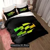 Trendy B-Billabong Logo Sheets Quilt Covers Bedding Dormitory Sheets Three-piece Bedding Set Three-piece Soft Warm Bedding Set 5