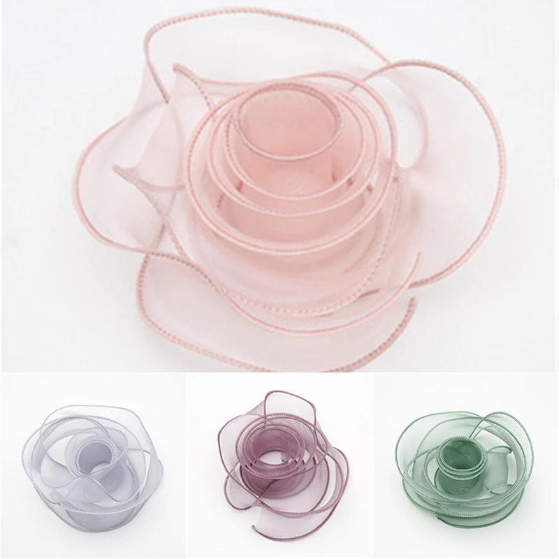 

Supplies Snow Ribbon Flower Packaging Material Ribon Fishtail Yarn Silk Corrugated Bouquet Floral Flower Shop