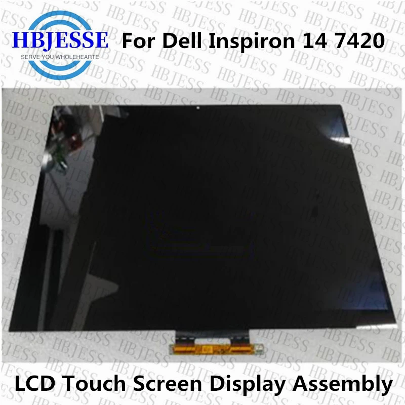 

Original 14" FHD 1920X1080 LCD Touch Screen Display Assembly for Dell Inspiron 14 7420 2-in-1 P161G P161G001