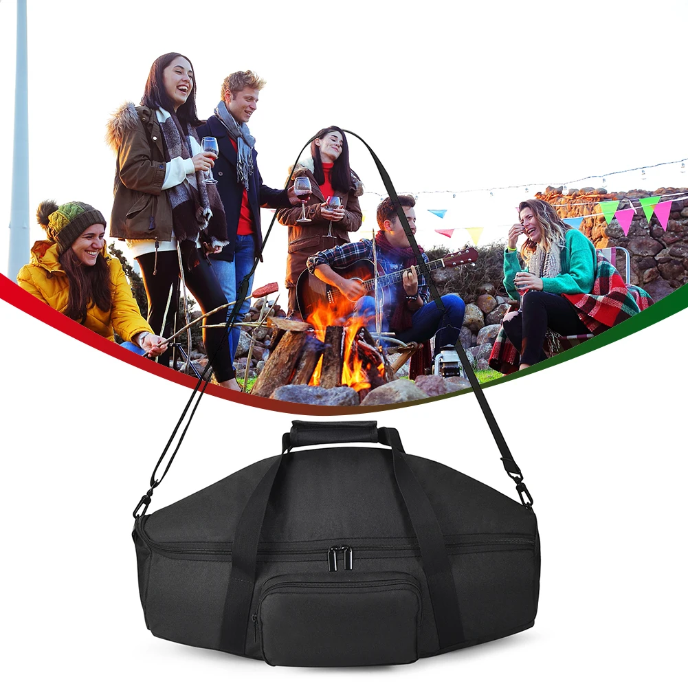Portable Speaker Bag with Adjustable Strap Waterproof Carrying Storage