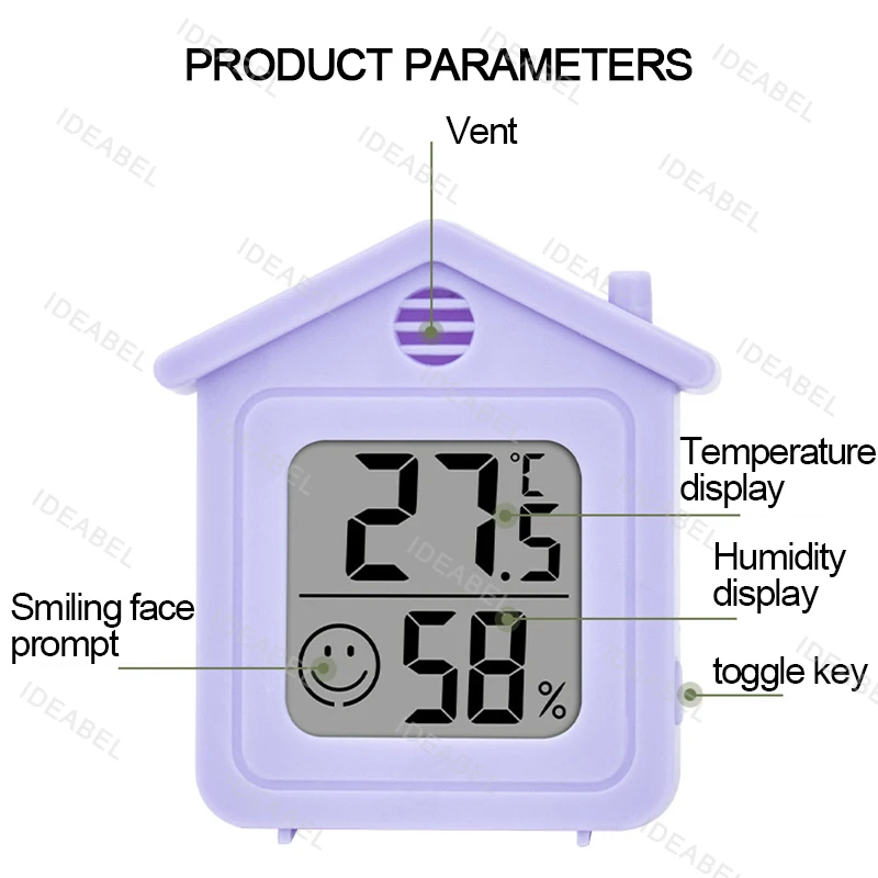 Digital Indoor Thermometer Hygrometer Temperature Humidity Meter