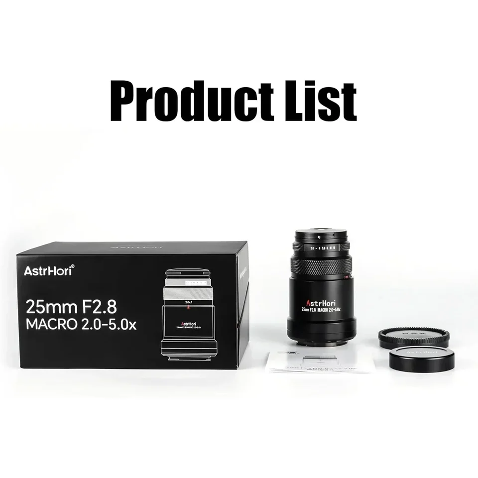 Objectif Macro AstrHori 120mm F2.8 Pour Nikon Z - Plein Format, Mise Au Point Manuelle, X2