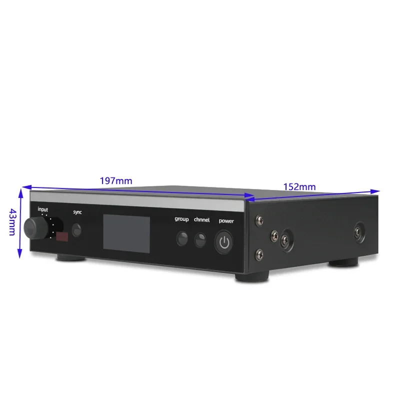 PSM300 Stereo Wireless In Ear Monitor Stage Personal For Bands 500MHz 100mW 24-Bit Digital DSP Processor Audio