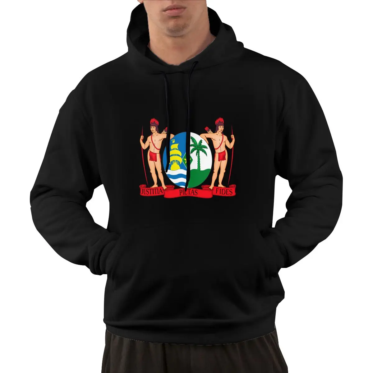 

95% Cotton Emblem Of Suriname Country Flag Warm Winter Pullover Hoodie Men Women Unisex Hip Hop Style Sweatshirt