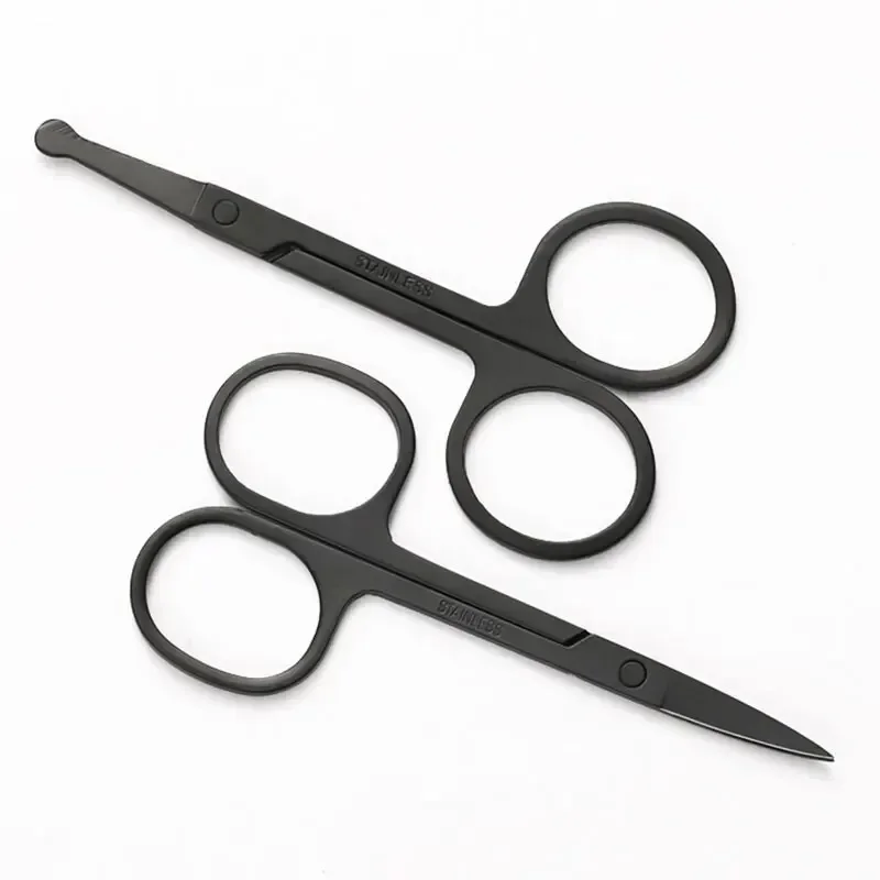 Facial Hair Removal And Ear Nose Shears For Personal Nose Hair Care Eyebrow Trimming Stainless Steel Fine