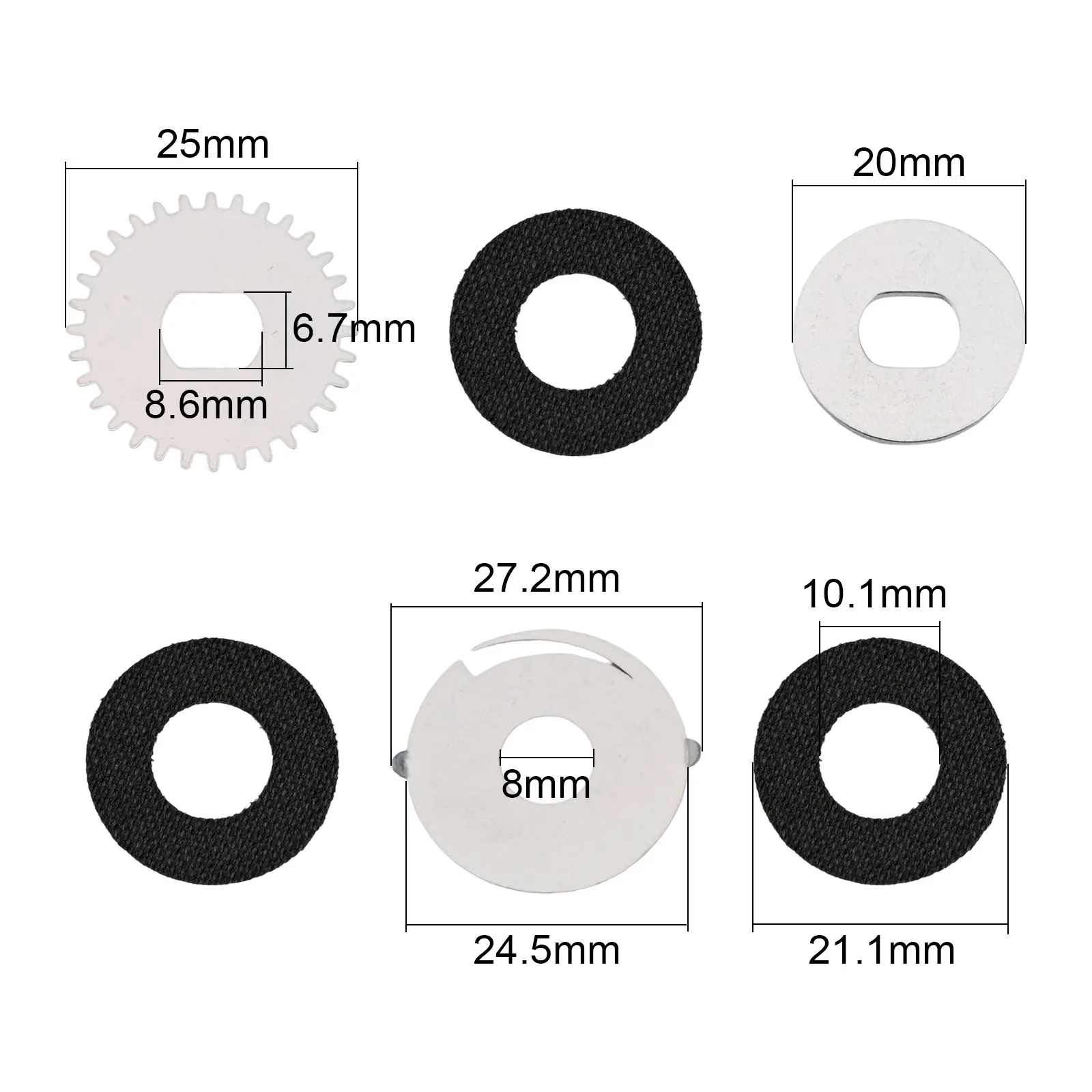 Leakage Alarm Drag Clicker For DAIWA For STEEZ Water Drop Wheel Accessories Fishing Baitcasting Reel Drag Clicker Kit Washer Set