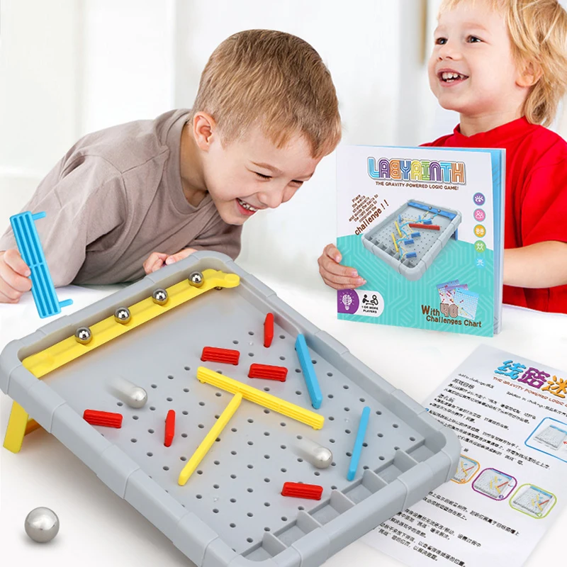 Plastic Rolling Ball Maze Puzzle Game for Kids