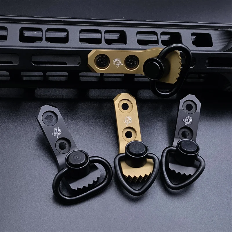 KAC Straps Button Base QD Sling Swivel Button Mount M-lok 360Degree Swivel Quick-Release Two Point Sling Adapter