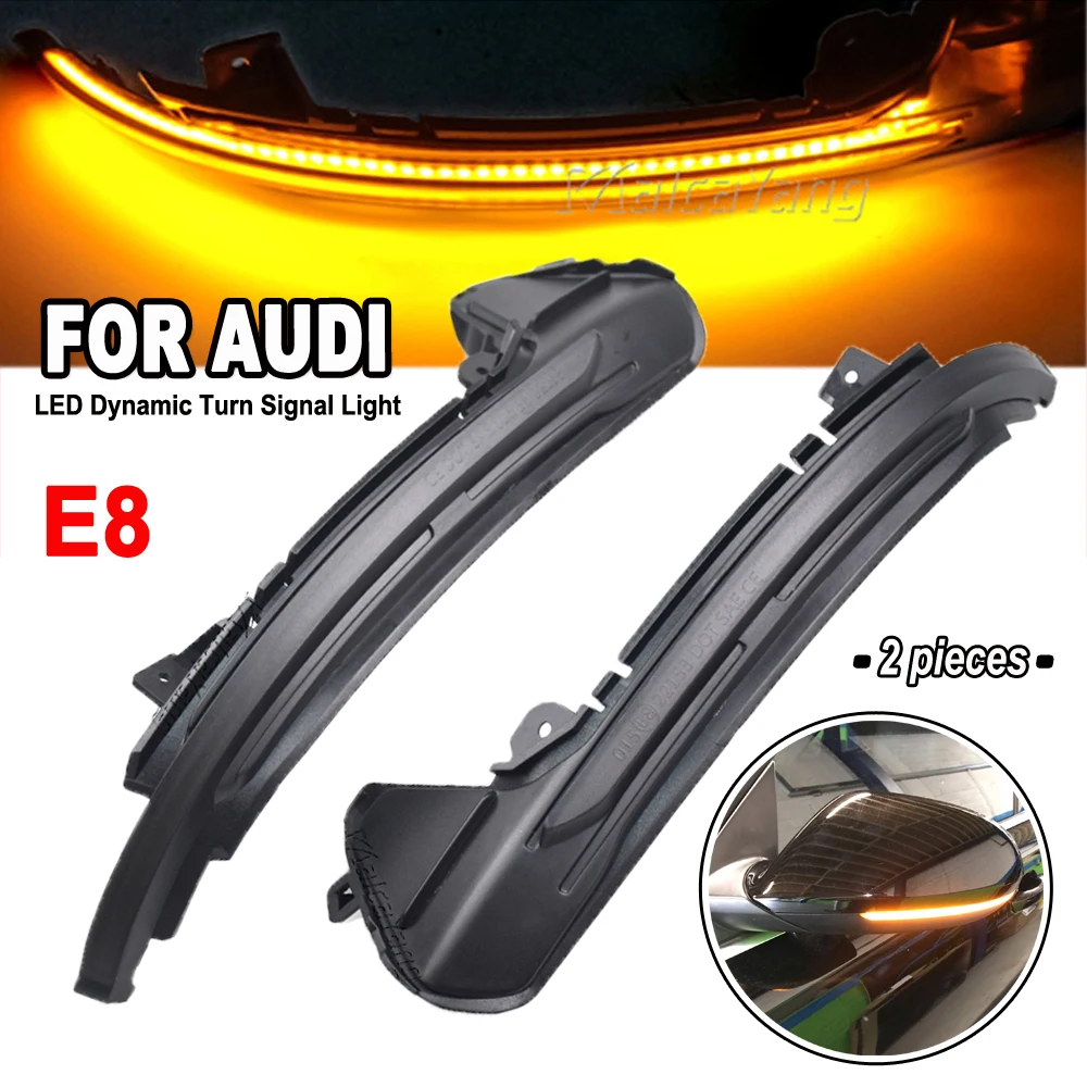 Dynamische Stromend Water Led Side Wing Achteruitkijkspiegel Richtingaanwijzer Voor Audi Q5 Sq5 Q7 Sq7