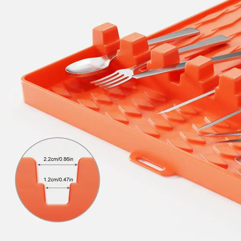 Silicone Griddle Tools Mat Heat-Resistant Griddle Tools Mat With Drip Pad Reusable Grilling BBQ Utensils For Kitchen Cooking